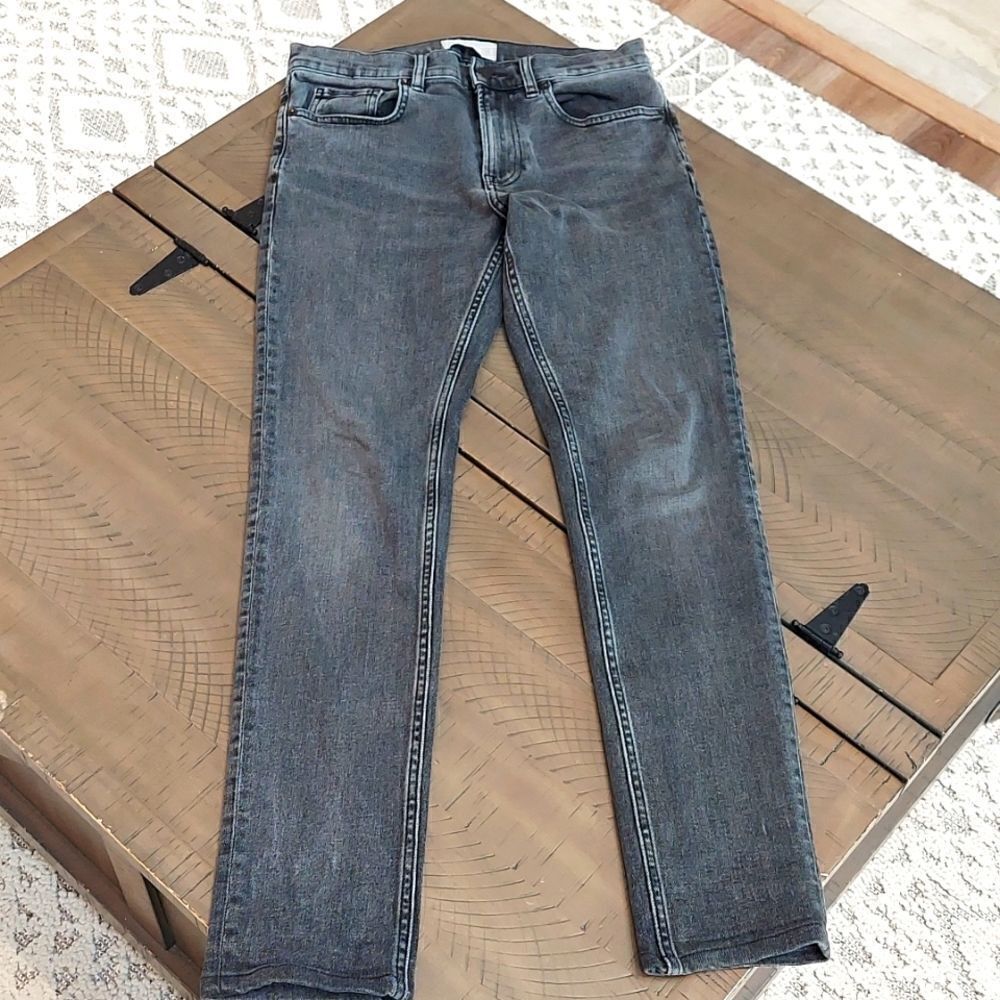 Everlane Faded Black Skinny Jeans Sz 30x32
